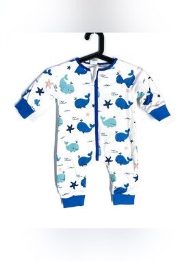 Litto Goose Toddler Sleep Sack cuffed  Baby Wearable Blanket Whale Design S NEW